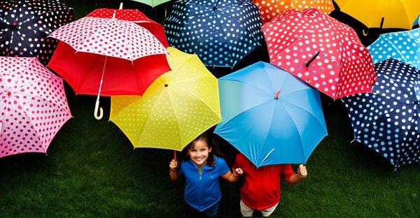 Parapluies pour enfants : coloriés, robustes et amusants
