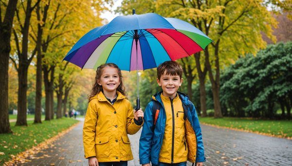Top 5 parapluies ludiques et résistants pour les enfants